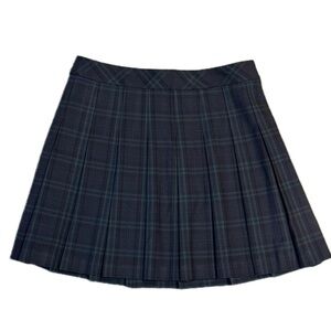 Aritzia Sunday Best Olive Pleated Mini Skirt